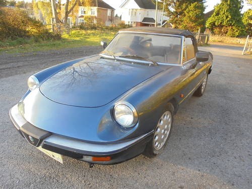 Lot 29A - A 1989 Alfa Romeo 1600 Spider - 05/11/17 For Sale by Auction
