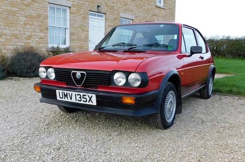 1982 Alfa Romeo Alfasud 1.5 Ti with only 44,000 miles For Sale by Auction