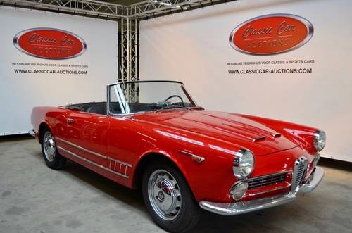 Alfa Romeo 2000 Spider Touring 1959 For Sale by Auction