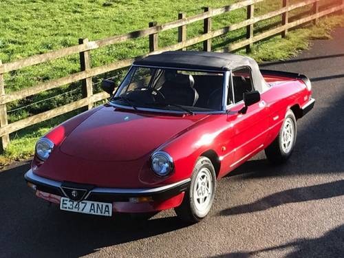 1988 Alfa Romeo Spider 2000 Series 3 For Sale by Auction