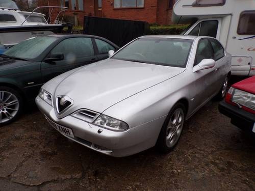 **DECEMBER AUCTION** 2001 Alfa Romeo 166 V6 For Sale by Auction