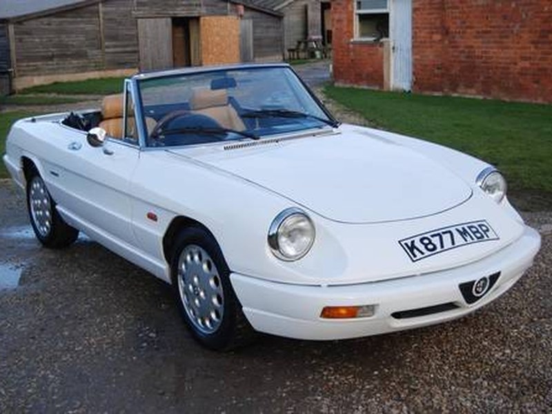Alfa Romeo Spider 2.0 S4, History, Hardtop, White/Tan, RHD