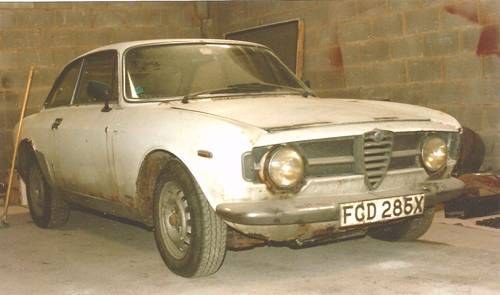 1969 Alfa Romeo GT Junior Barn find condition SOLD
