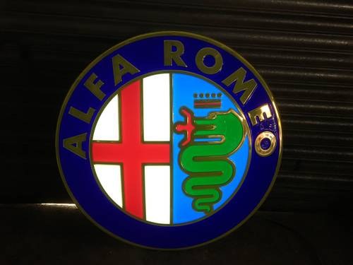 Alfa Romeo Light box dealer sign In vendita