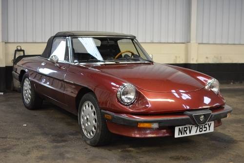 1983 Alfa Romeo Spider Series-3 LHD USA car 87k only SOLD
