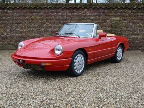 1990 Alfa Spider 2.0 first paint! For Sale