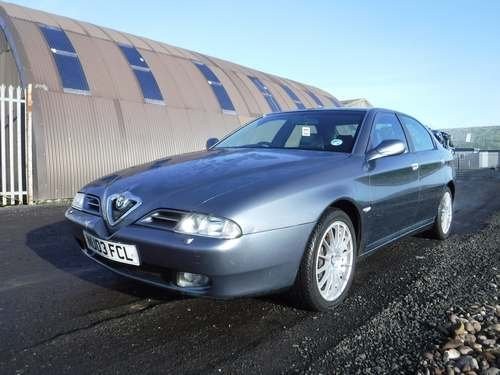 2003 Alfa Romeo 166 V6 For Sale by Auction