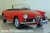 Alfa-Romeo Giuletta Spider 750D 1956 restored Matching Numbe In vendita
