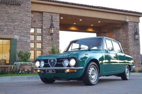 1975 Alfa Romeo Giulia Super Sedan 1300 = Green  $21.9k For Sale