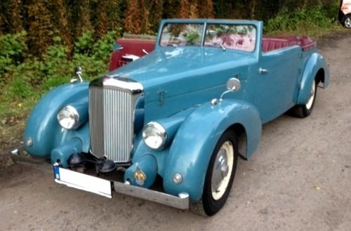 1946 Beautiful very rare Alvis convertible. For Sale