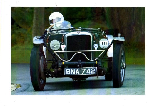1935 POST VINTAGE ALVIS ROBINSON SPECIAL VSCC RACER In vendita