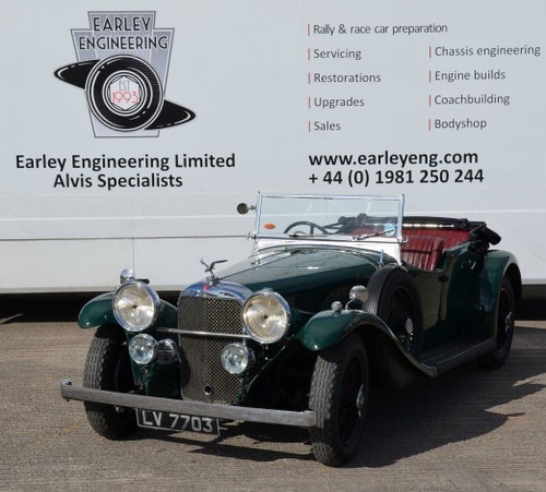 1934 UNDER OFFER: Alvis Speed 20 SB Cross and Ellis Sports Tourer For Sale