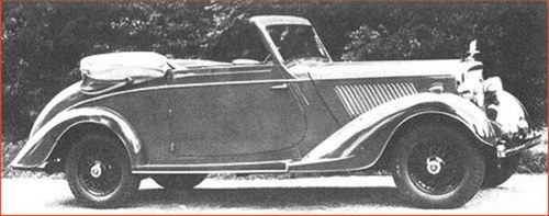1938 Alvis Silver Crest Tourer In vendita