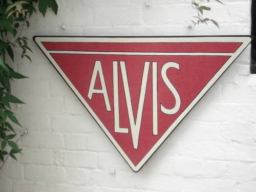 Large Alvis garage sign In vendita