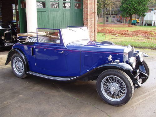 1933 Alvis Firefly drophead coupe by Cross & Ellis In vendita