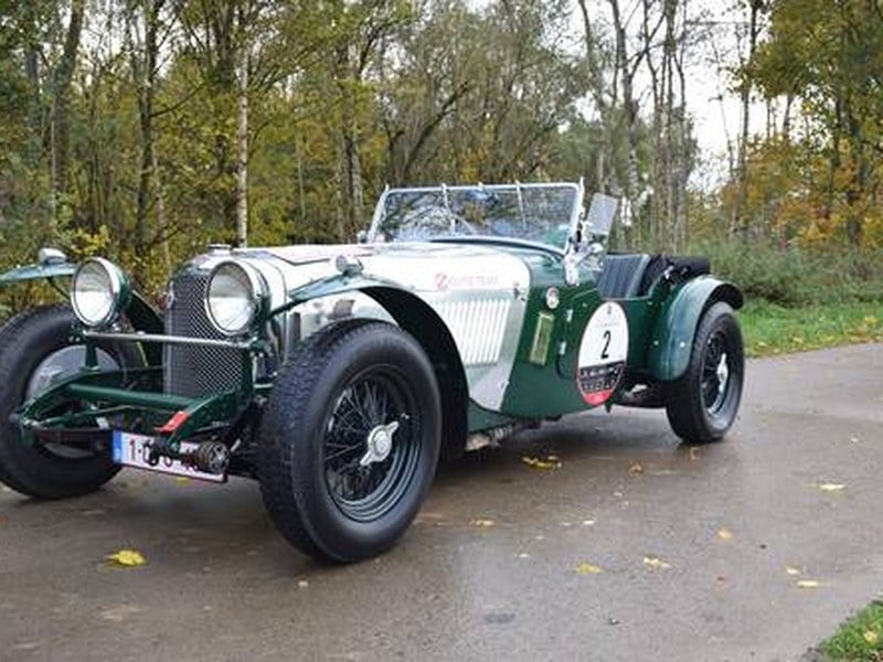 superb Alvis wining car of the Zoute Grand Prix rally