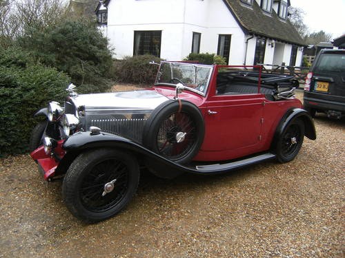 1934 Alvis Firefly DHC by Cross and Ellis In vendita