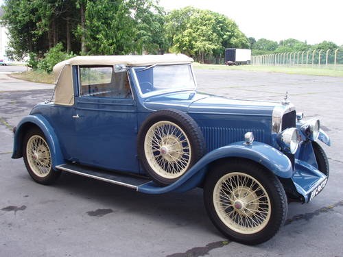 1932 Alvis 12/50 2-seat drop-head coupe & dickey For Sale
