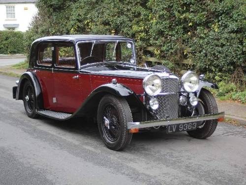 1934 Alvis Speed 20 SB Sports Saloon - 41k miles VERKAUFT