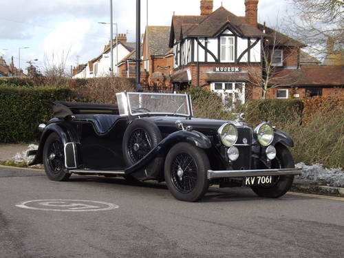 1933 Alvis Speed 20 Sports Tourer For Sale by Auction