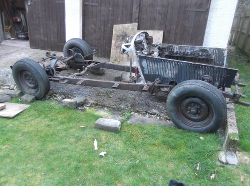 1947 Alvis TA14 rolling chassis For Sale