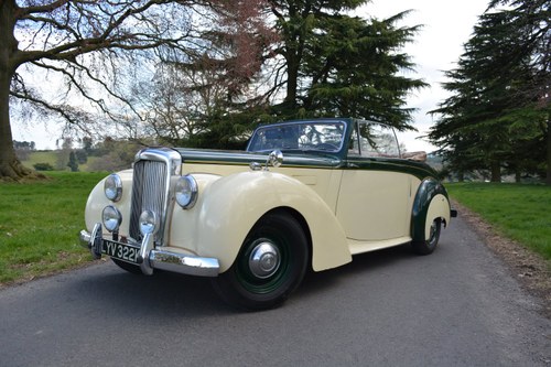 1952 Alvis TA21 DHC Fabulously Original, One Famous Owner! For Sale by Auction