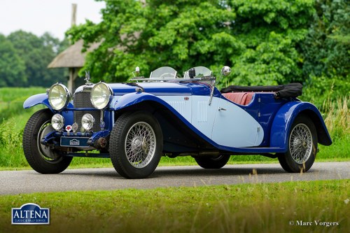 Alvis Speed 20 SA, 1933 VERKOCHT