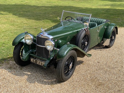 1932 ALVIS SPEED 20 SA Tourer by Cross and Ellis SOLD