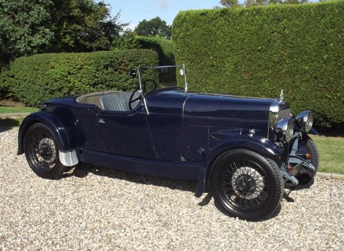 1931 Alvis TK 12/60 Carbodies Two Seater. SALE AGREED SOLD
