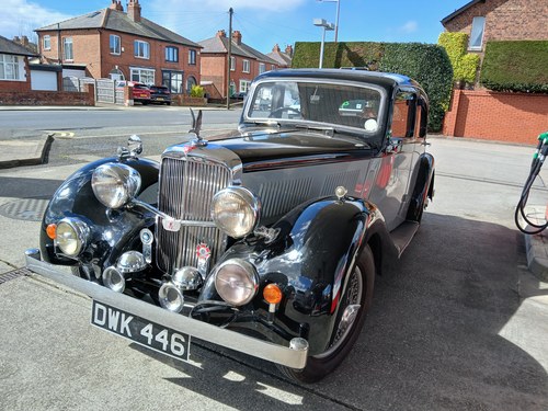 1938 Alvis 12/70 SB Mulliner Saloon, Exceptional History For Sale