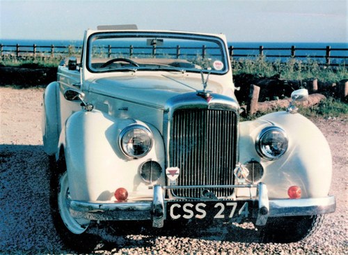 1951 Alvis TA 21, a great wedding car