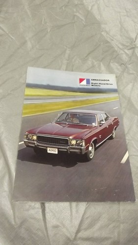 AMC Ambassador saloon and  estate 1970s sales brochure For Sale