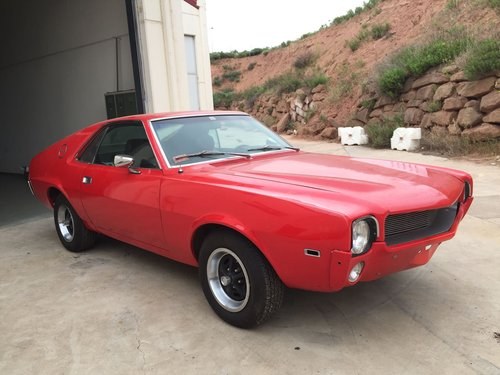 1969 AMC AMX with rare "Go Pack" performance Option in Spain In vendita