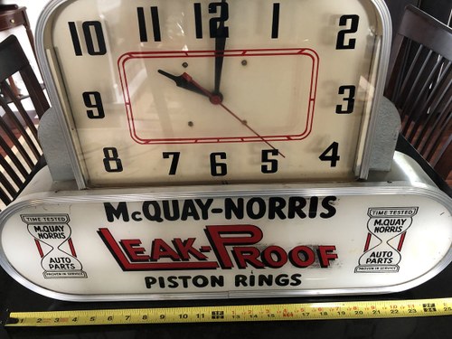 1950s McQuay Norris Clock For Sale
