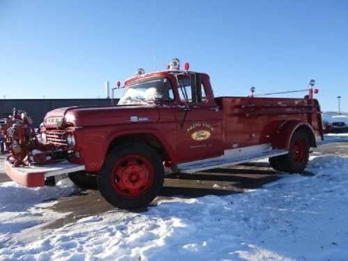 1959 Ford F600 Darley Chicago Fire Truck In vendita