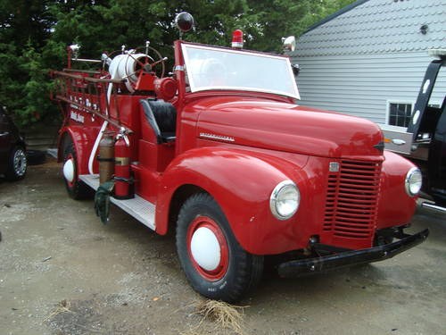 1945 International Fire Truck For Sale