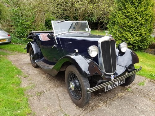 1935 Morris Eight, Two Seater Tourer For Sale