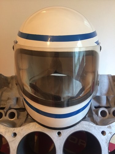 Jochen Mass Signed Helmet. For Sale