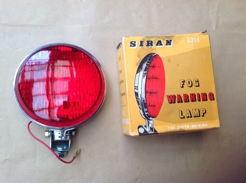 Siran Period fog lamp  -  new & boxed. In vendita