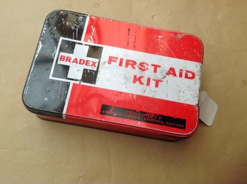 Bradex First Aid Kit 1970's For Sale