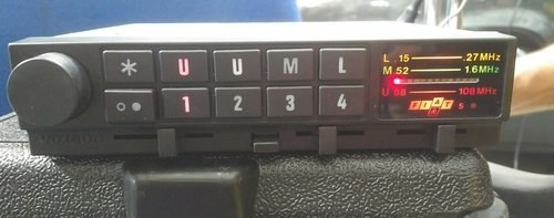 1977 Voxson 7001 vintage auto car radio Mostro Fiat Ita For Sale