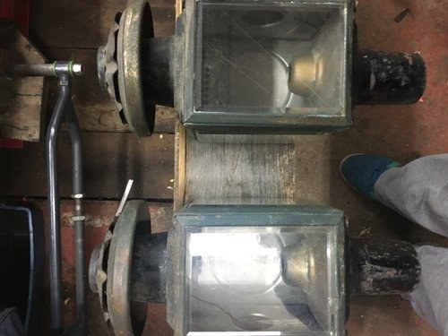 1950 Pair Matching Vintage lights For Sale
