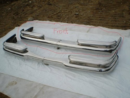 Mercedes benz w111 Coupe stainless steel bumper For Sale