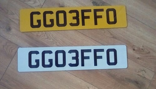 NUMBER PLATE For Sale