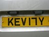 KEV17 Y Reg Plate  SOLD