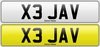 X3 JAV  PRIVATE NUMBER PLATE PERFECT FOR YOUR CAR For Sale