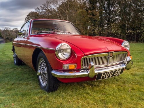 1969 MGB GT with overdrive For Sale