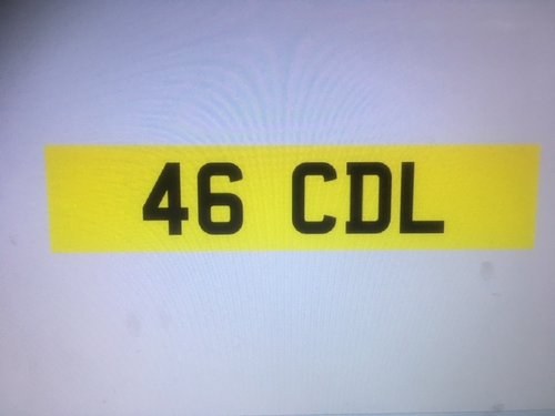 46 CDL  Cherished Number In vendita