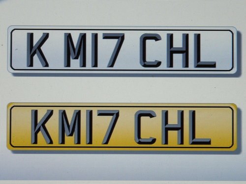 KM17 CHL Registration for K.Mitchell In vendita