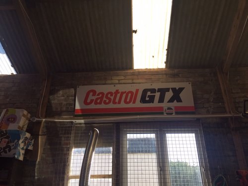 Castrol GTX Sign 6 x 2 feet In vendita